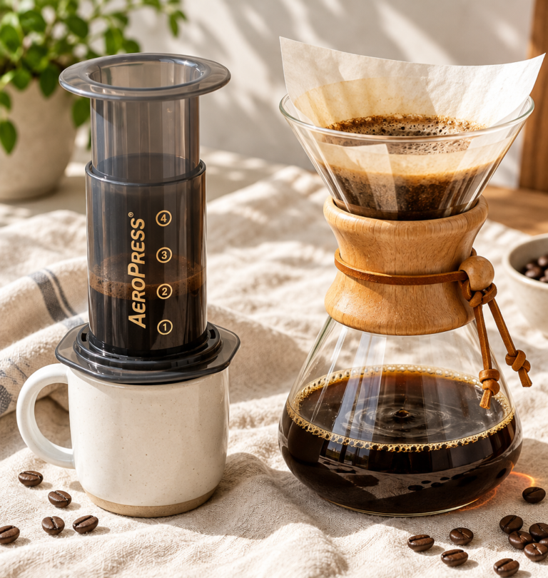 AeroPress vs Chemex: Which Should You Buy in the UK?